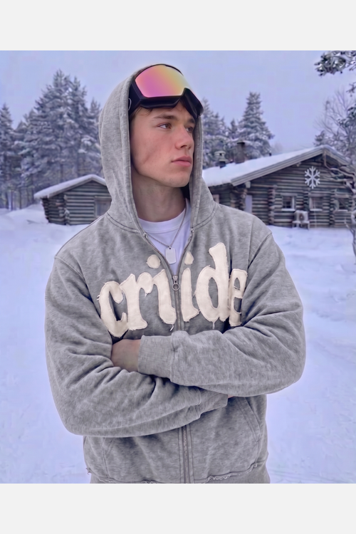 Raw Light Grey Hoodie
