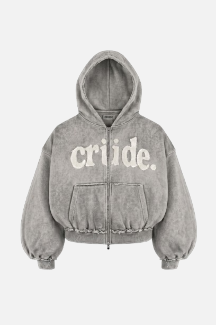 Raw Light Grey Hoodie