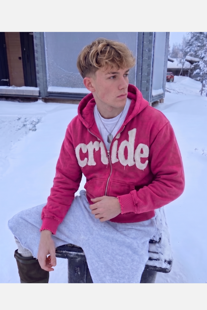 Raw Pink Hoodie