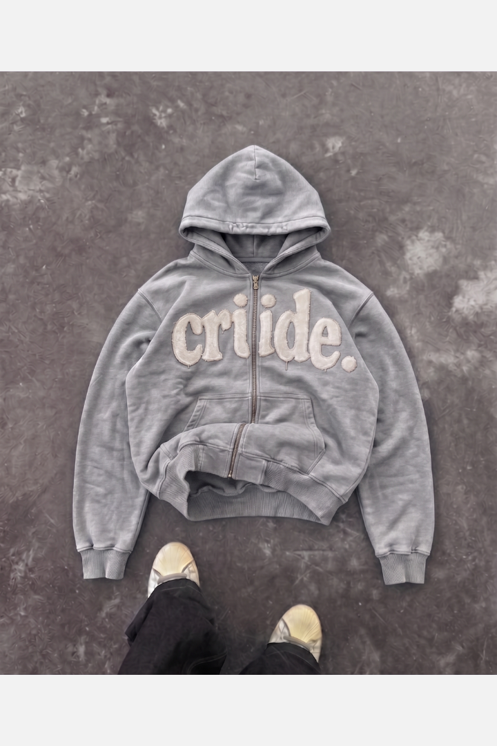 Raw Light Grey Hoodie