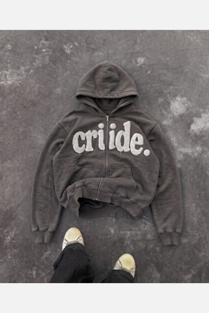 Raw Dark Grey Hoodie